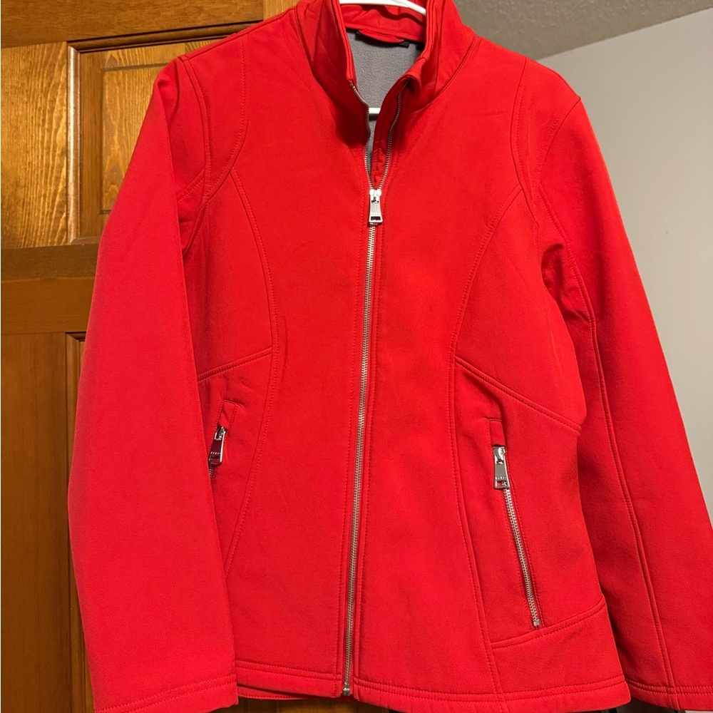 bebe Women's Vibrant Red Jacket